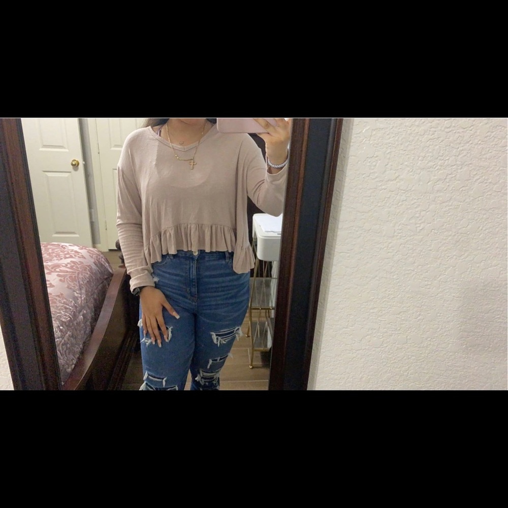 Light pink blouse